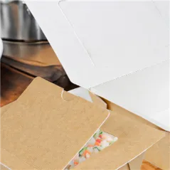 BARQUETTES À COUVERCLES THERMO-SCELLÉS THEPACK 505 ML 16,1x12,9x4,3 CM NATUREL CARTON NANO-MICRO + PE + OPP (400 UNITÉ)